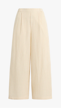 Favorite Daughter The Beach Walk Pant in Sand Stripe