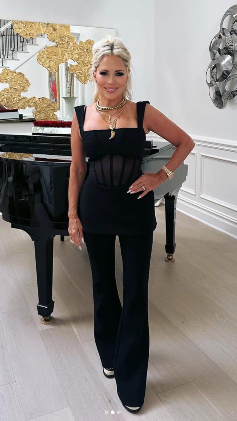 Misha The Ines Bonded Jumpsuit in Black