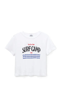 Sunny Somewhere Surf Camp Tee in White
