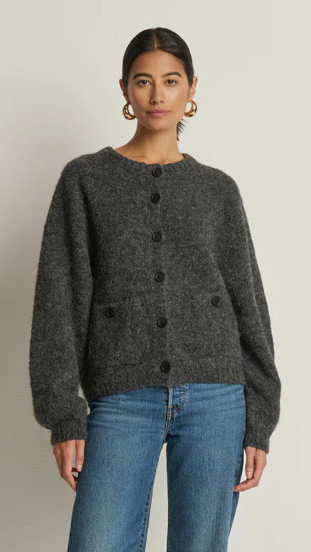 Nation LTD Tessa Cardigan in Heather Charcoal