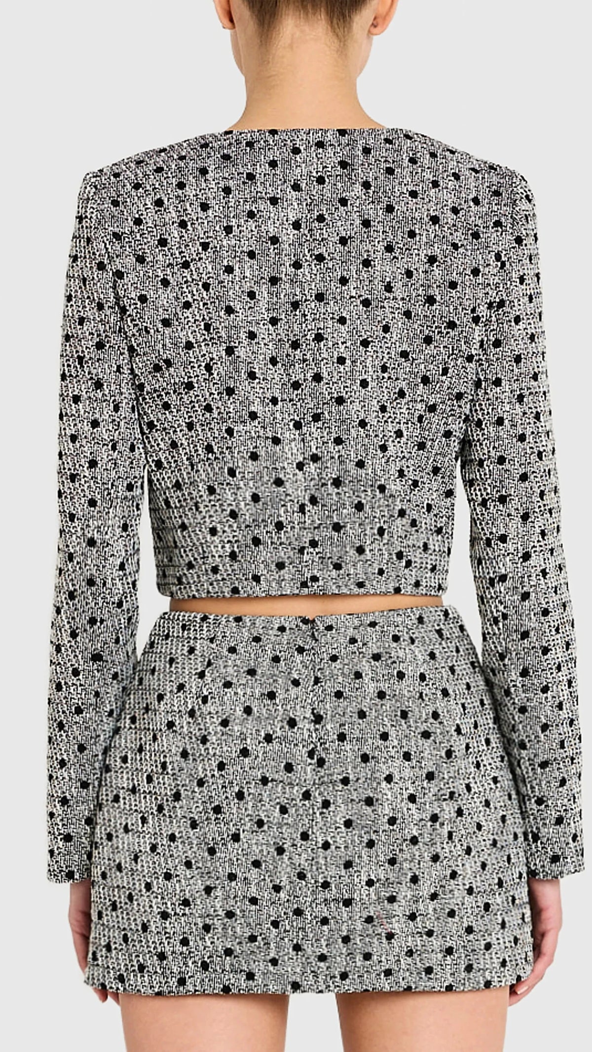 Amanda Uprichard Puzzle Skort in Black/White