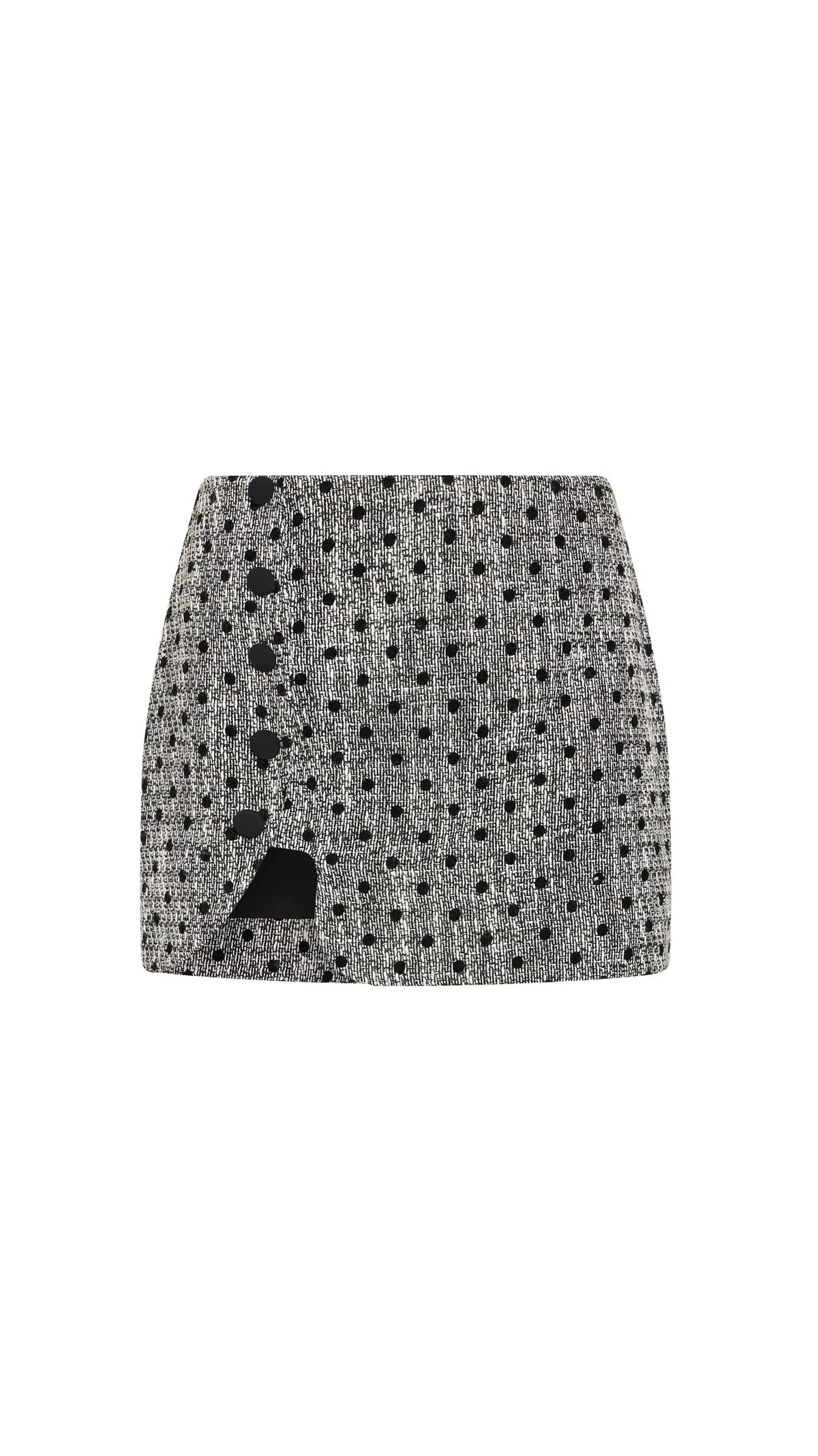 Amanda Uprichard Puzzle Skort in Black/White