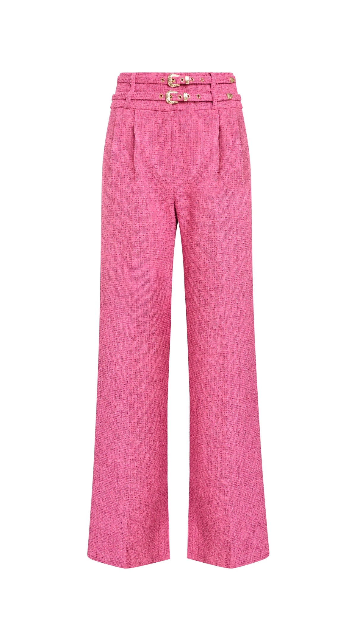 Amanda Uprichard Blythe Tweed Pant in Roseberry