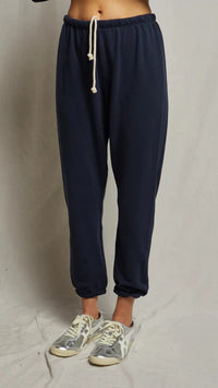 Perfect White Tee Johnny Sweatpants in Navy