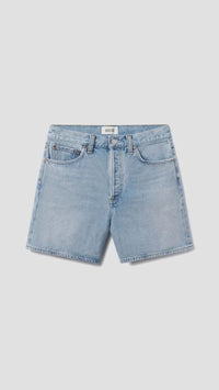 AGOLDE Denim Dame High Rise Baggy Short in Coax