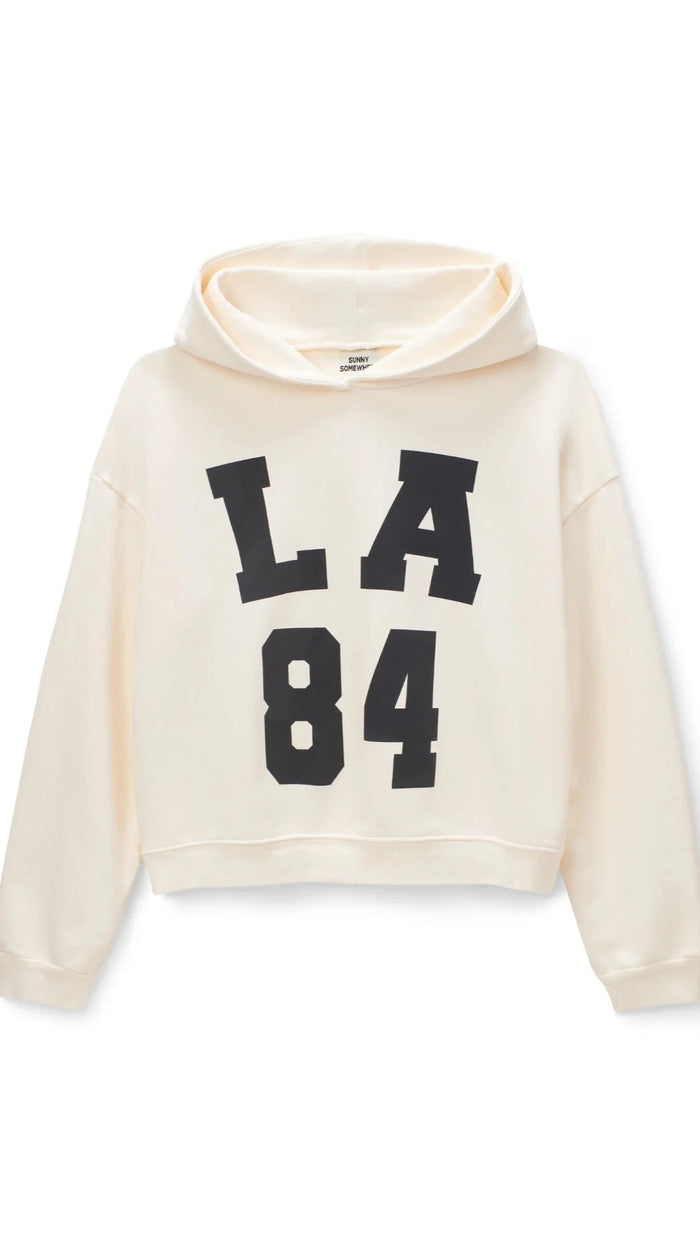 Sunny Somewhere Classic Hoodie LA 84 in Cream