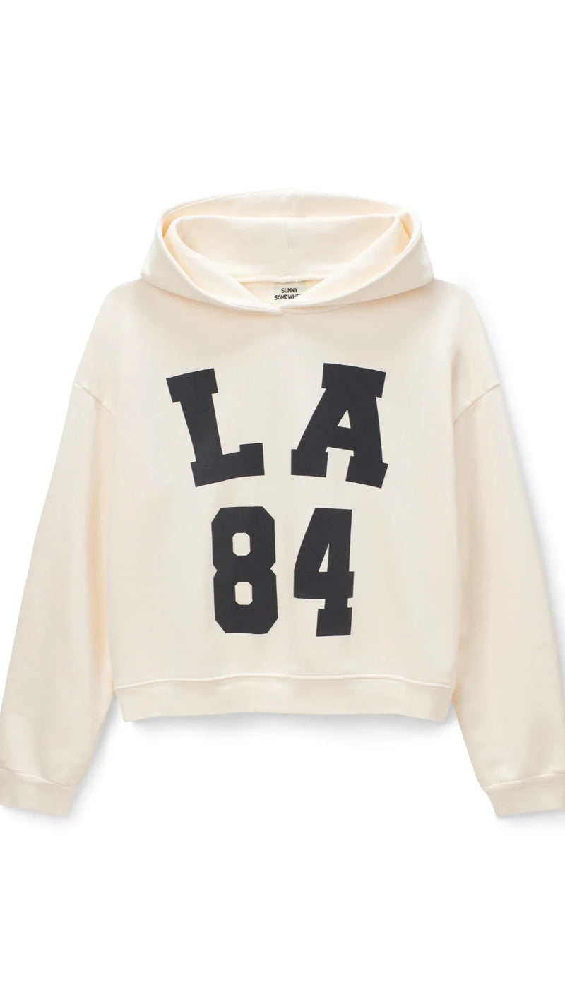 Sunny Somewhere Classic Hoodie LA 84 in Cream