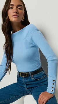 Nation LTD Val Off Shoulder Top in Bell