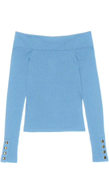 Nation LTD Val Off Shoulder Top in Bell