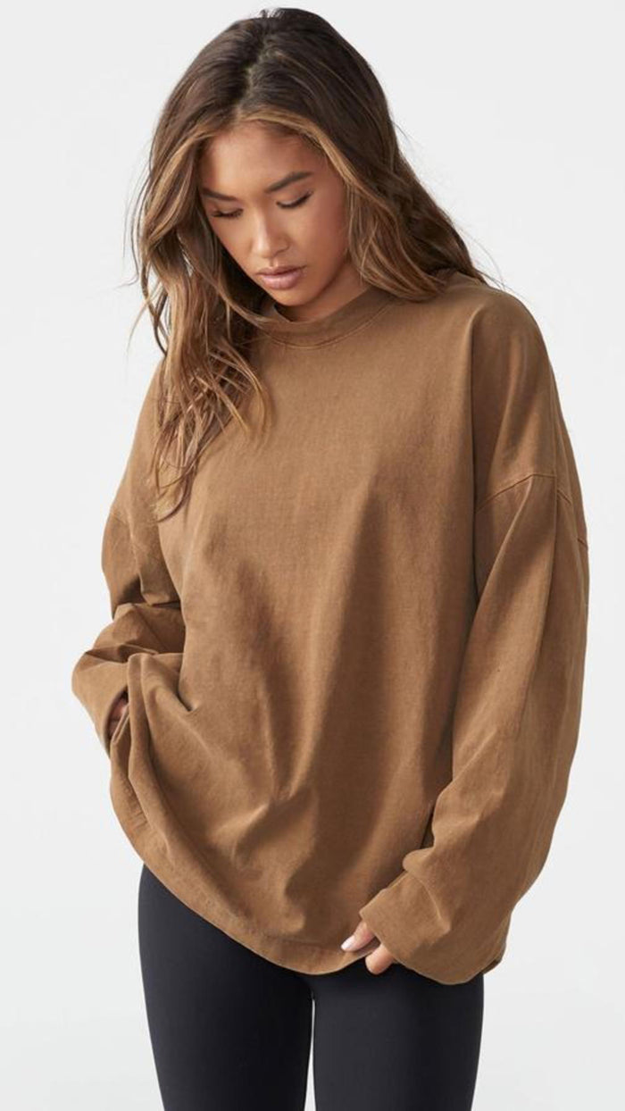 Joah Brown Vintage Long Sleeve in Toasted