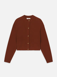 Frame The Femme Cardigan in Rust