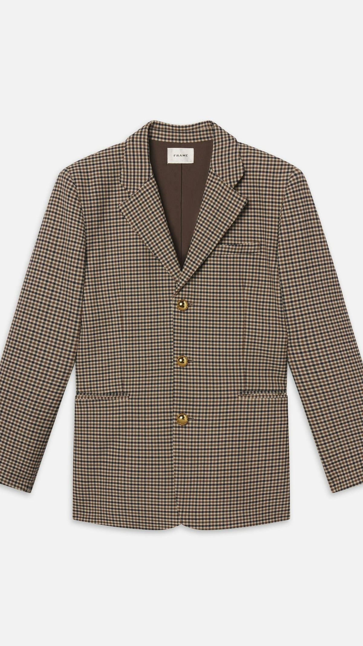 Frame The Houndstooth Blazer in Plaid