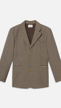 Frame The Houndstooth Blazer in Plaid
