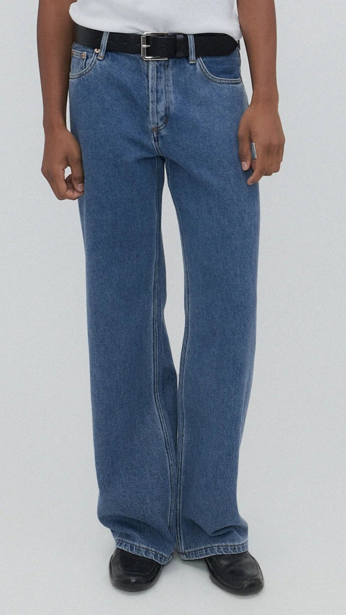Still Here Walker Wide Leg Jean in Cloud Classic Blue