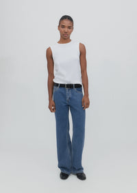 Still Here Walker Wide Leg Jean in Cloud Classic Blue