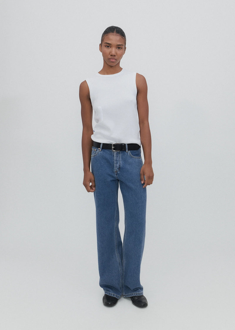 Still Here Walker Wide Leg Jean in Cloud Classic Blue