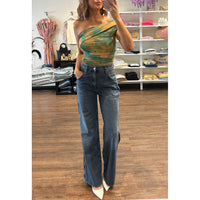 AGOLDE Denim Magda Carpenter High Rise Loose Jean in Darkness
