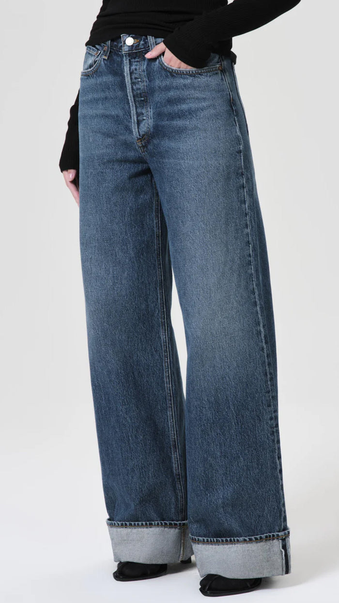 AGOLDE Denim Dame High Rise Wide Leg in Control