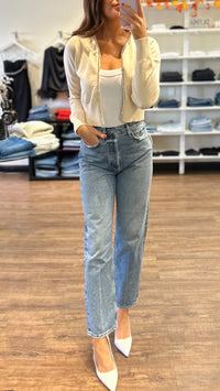 AGOLDE Denim 90s High Rise Straight in Hooked