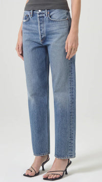 AGOLDE Denim 90s High Rise Straight in Hooked