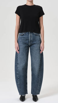 AGOLDE Denim Luna High Rise Piece Taper in Control