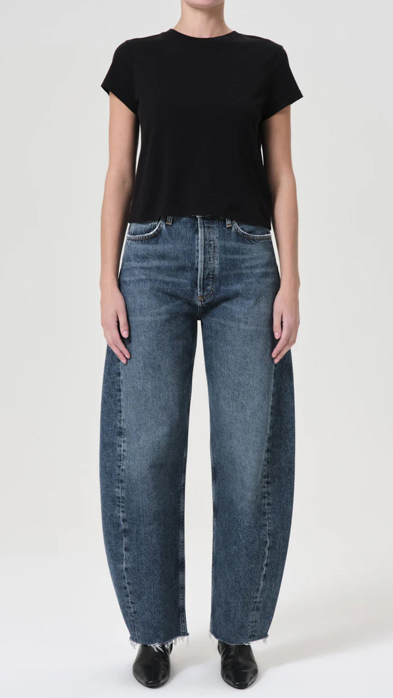 AGOLDE Denim Luna High Rise Piece Taper in Control