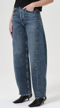 AGOLDE Denim Luna High Rise Piece Taper in Control