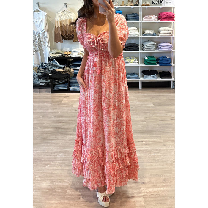 Allison New York Sienna Maxi Dress in Pink Rose