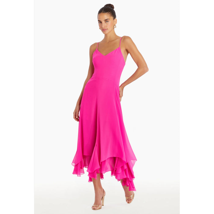 Amanda Uprichard Clemenza Dress in Hot Pink