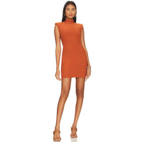 Amanda Uprichard Temp Mini Dress in Adobe