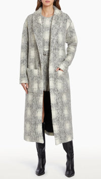 Amanda Uprichard Hazel Wool Belted Romper in Manderlay Wool