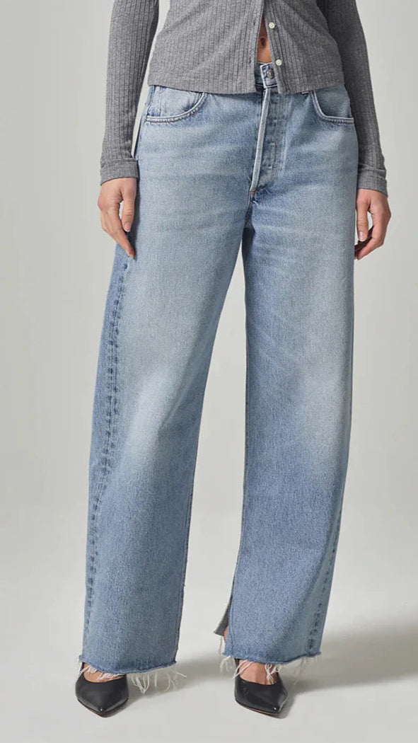 Citizens of Humanity Ayla High Rise Split Hem Jean in Mojave