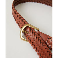 B-Low The Belt Tiana Braided Belt in Brandy Brass