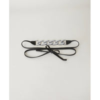 B-Low The Belt Marcel Wrap Belt in Black/Silver