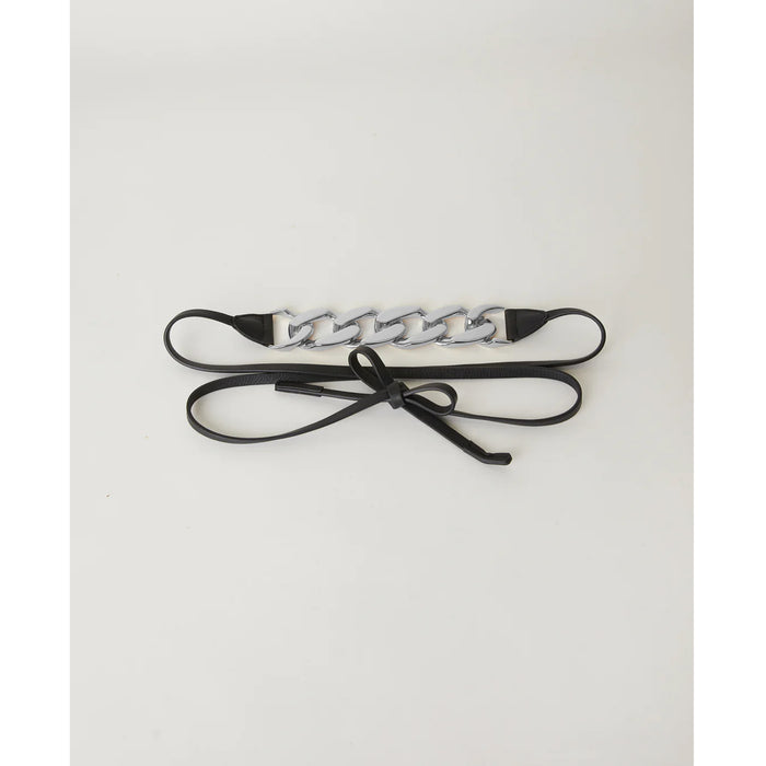 B-Low The Belt Marcel Wrap Belt in Black/Silver
