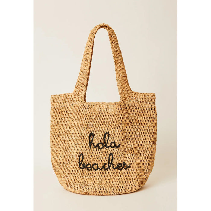 BTB Los Angeles Hola Beaches Shopper Bag in Natural