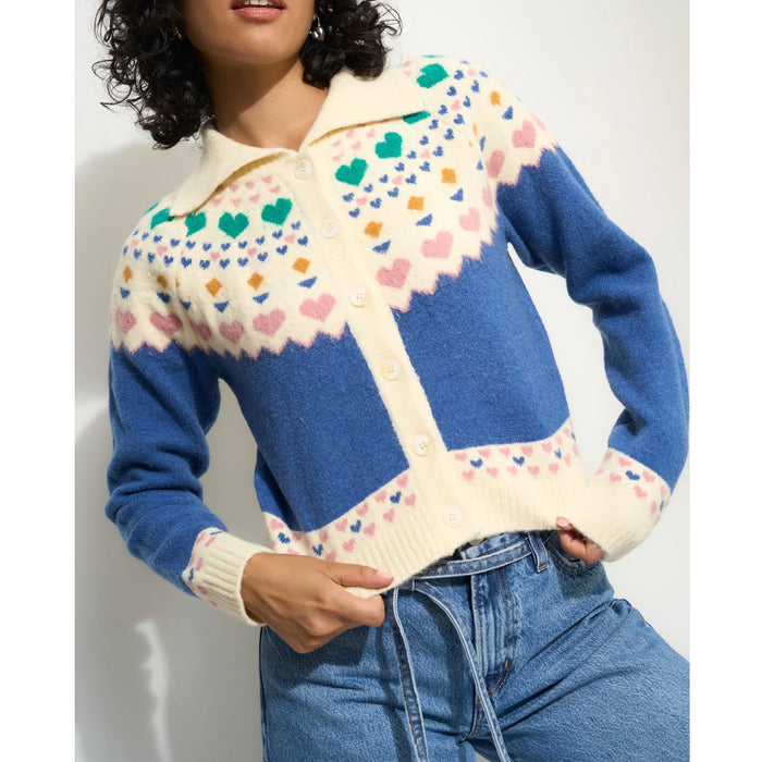 Callahan Knitwear Teagan Cardigan in Multi