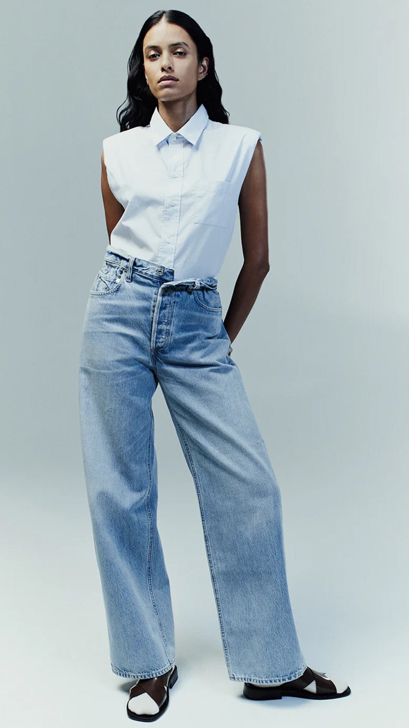 Citizens of Humanity Gwendoline High Rise Scrunch Jean In Dakota