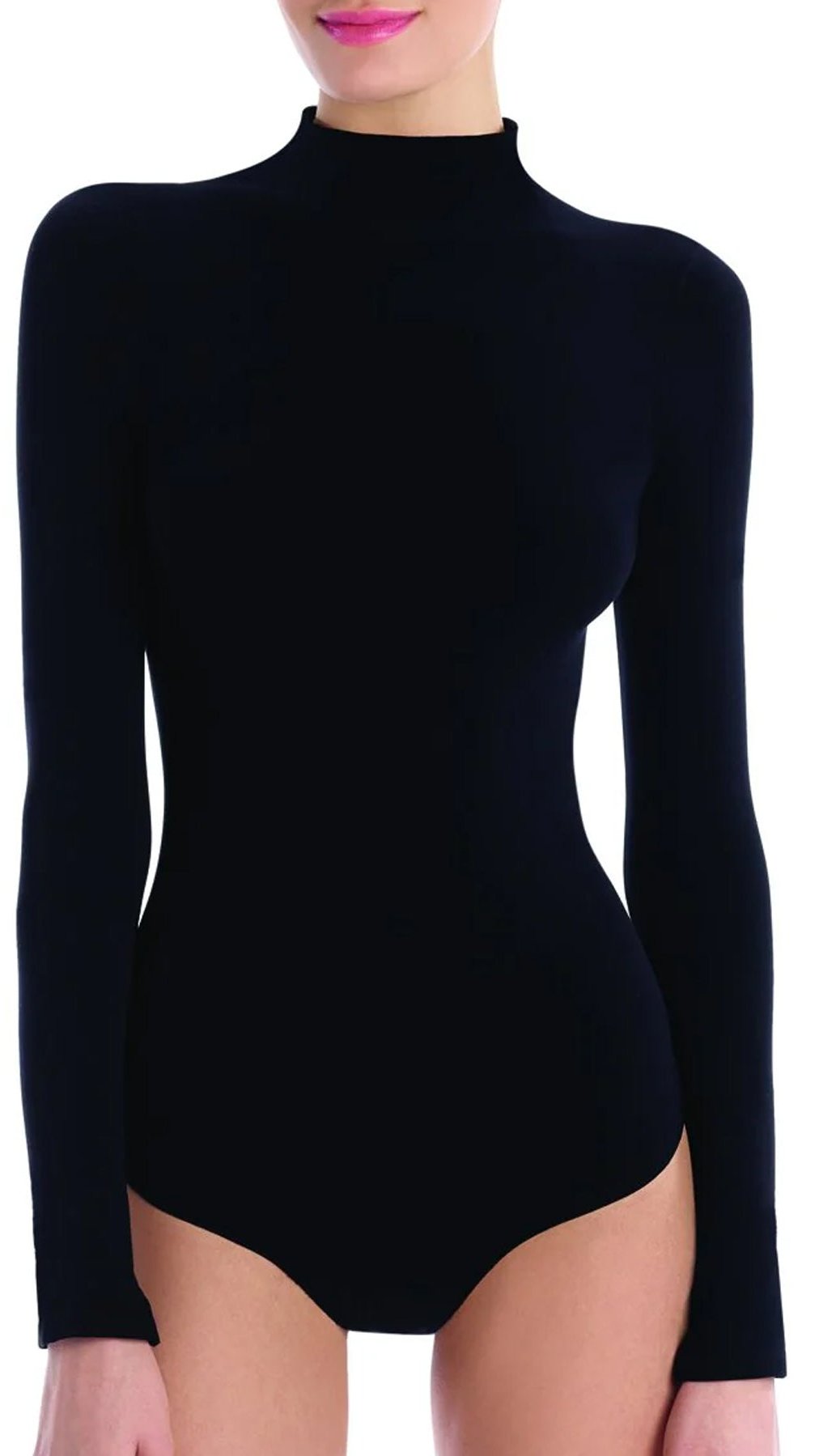Commando Ballet Mockneck Long Sleeve Bodysuit in Black – Suite 201