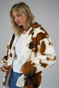 LNA Cowgirl Faux Fur Coat