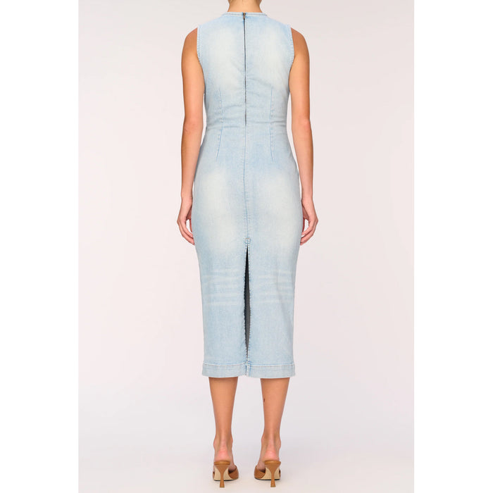 DL1961 Denim Esme Midi Dress in Ultra Light Indigo