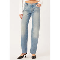 DL1961 Denim Ilia Barrel Low Rise Relaxed Vintage in Aged Mid