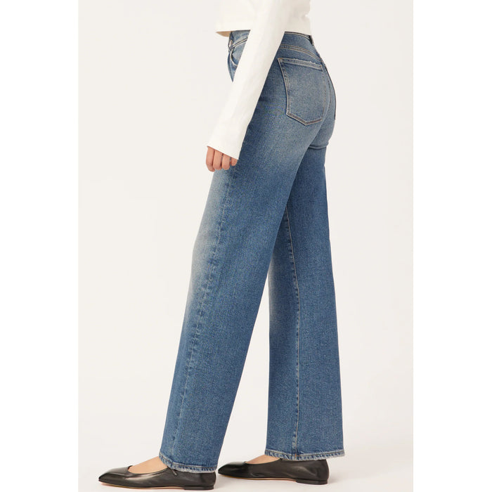 DL1961 Denim Hepburn Wide Leg High Rise Vintage 32" in East Lake