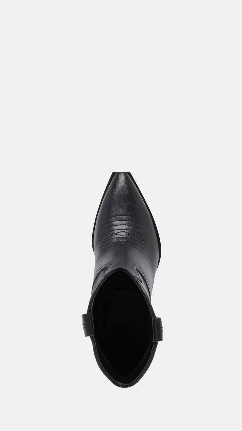 Dolce Vita Angel Booties in Black Leather