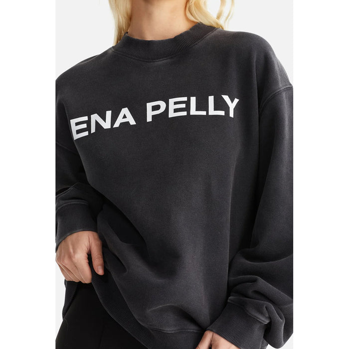 Ena Pelly Chloe Oversized Sweatshirt in Vintage Black