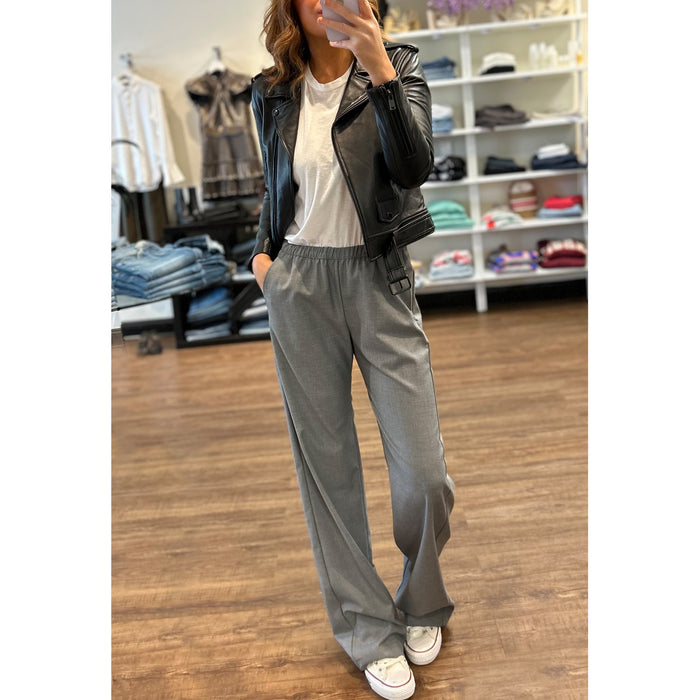 Enza Costa Everywhere Suit Pant in Light Grey
