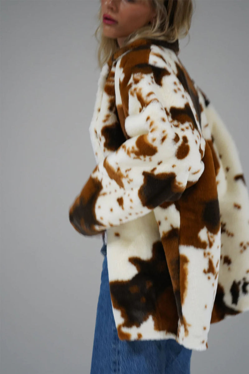 LNA Cowgirl Faux Fur Coat