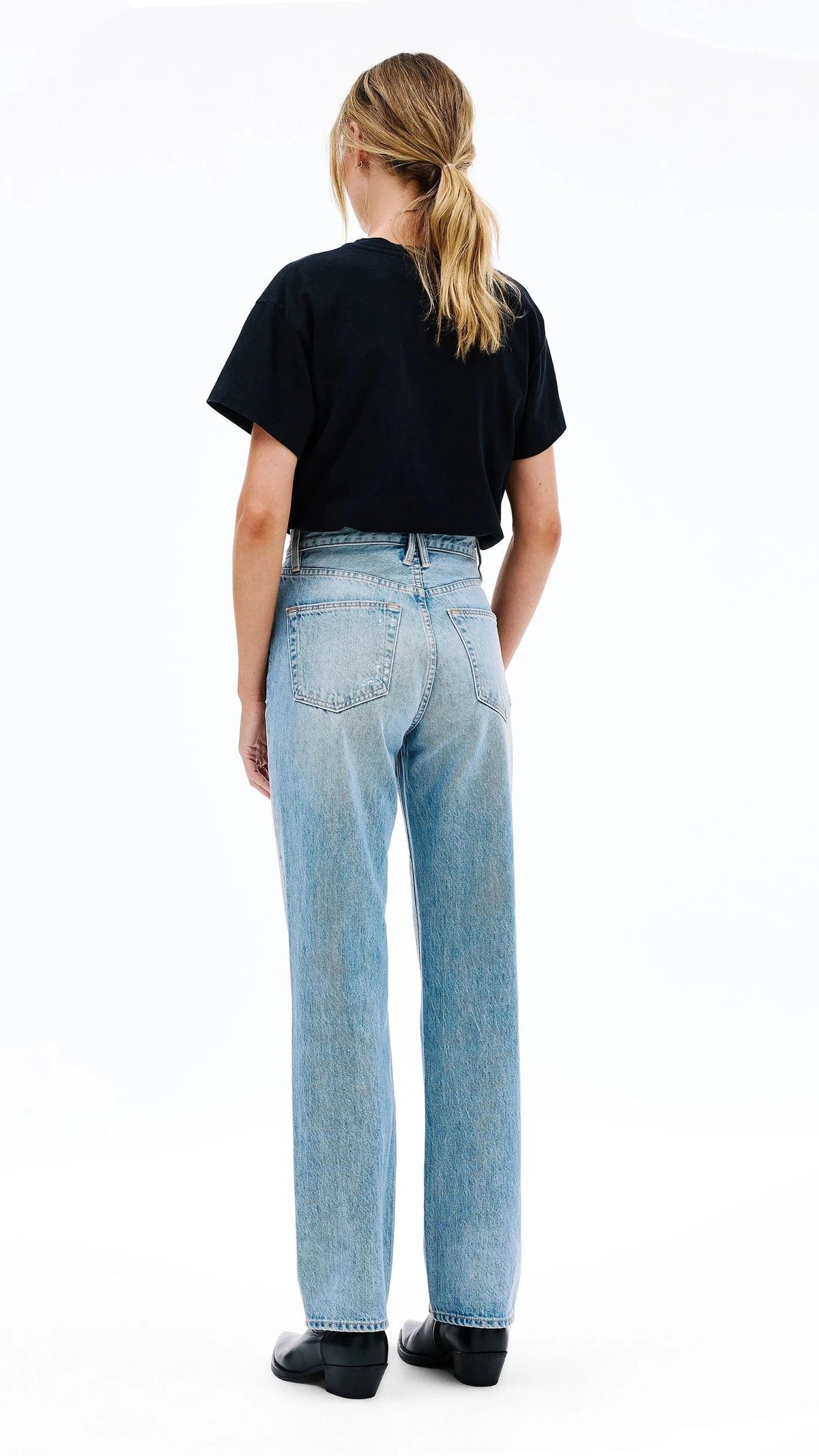 SLVRLAKE London High Rise Straight in Heartache