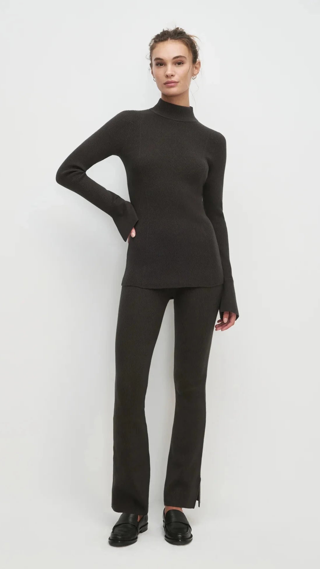 Favorite Daughter The Runway Top in Charcoal