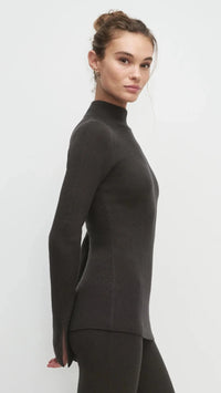 Favorite Daughter The Runway Top in Charcoal